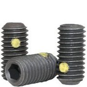 NEWPORT FASTENERS Nylon Pellet Socet Set Screws Cup Point, 1/2-13 x 3/4", Alloy Steel, Black Oxide, Hex Socket , 100PK 758619-100